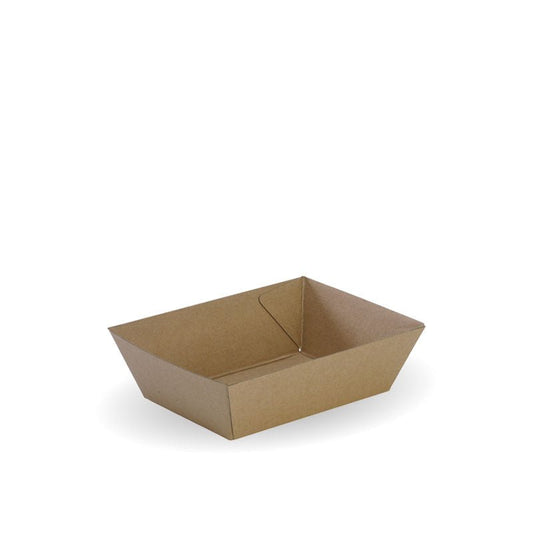 BioBoard Kraft Tray #1 - 500pcs/Ctn - TEM IMPORTS™