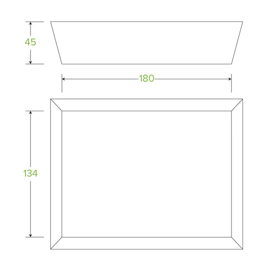 BioBoard Kraft Tray #3 - 250pcs/Ctn - TEM IMPORTS™