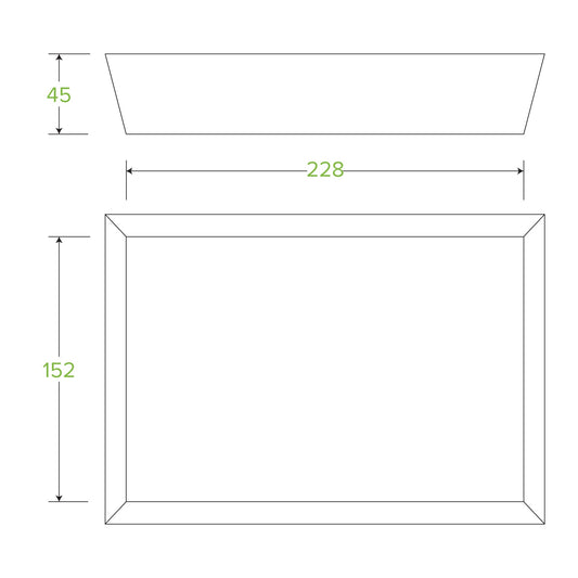 BioBoard Kraft Tray #4 - 250pcs/Ctn - TEM IMPORTS™
