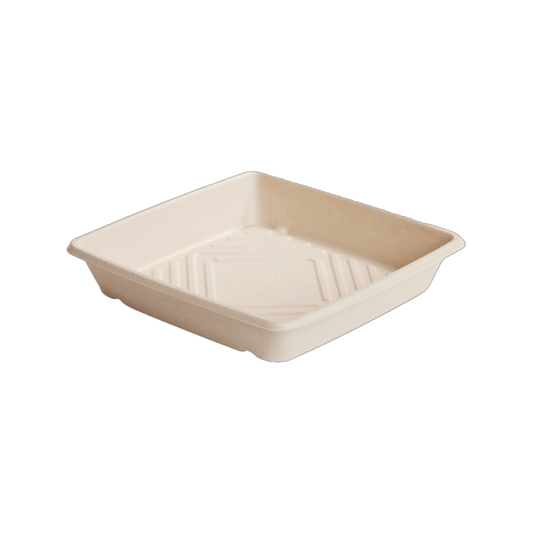 Sugarcane Small Catering Tray Natural - 100/CTN