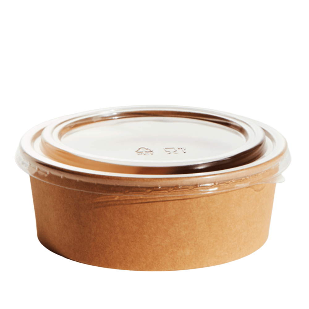 Clear PET Lid For Salad Bowl 42oz - TEM IMPORTS™