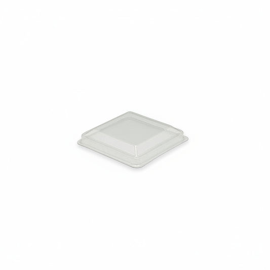 Clear PET Lid To Suit 160mL Square Dessert Cup - TEM IMPORTS™