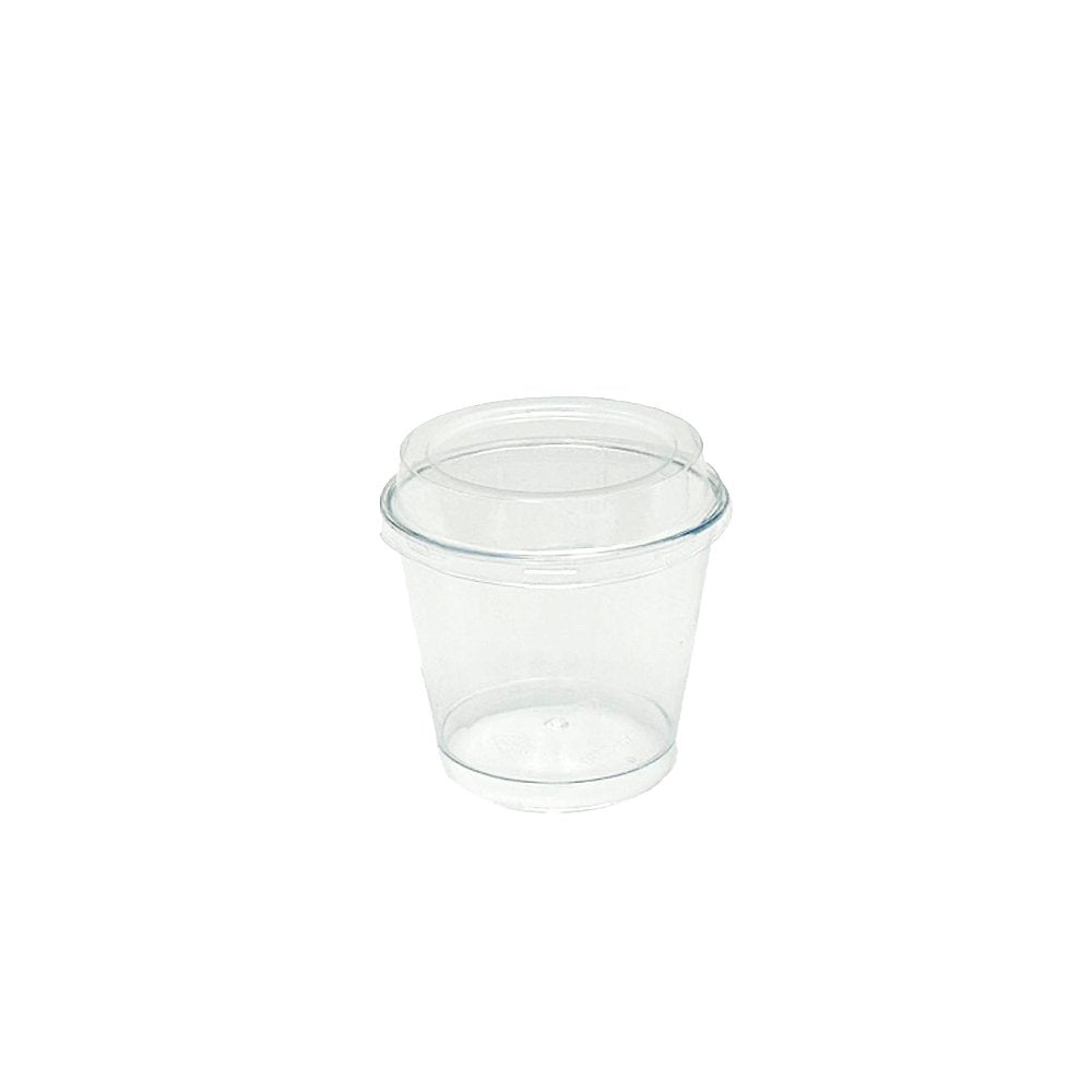 Clear PET Lid To Suit 180mL Round Desesrt Cup - TEM IMPORTS™