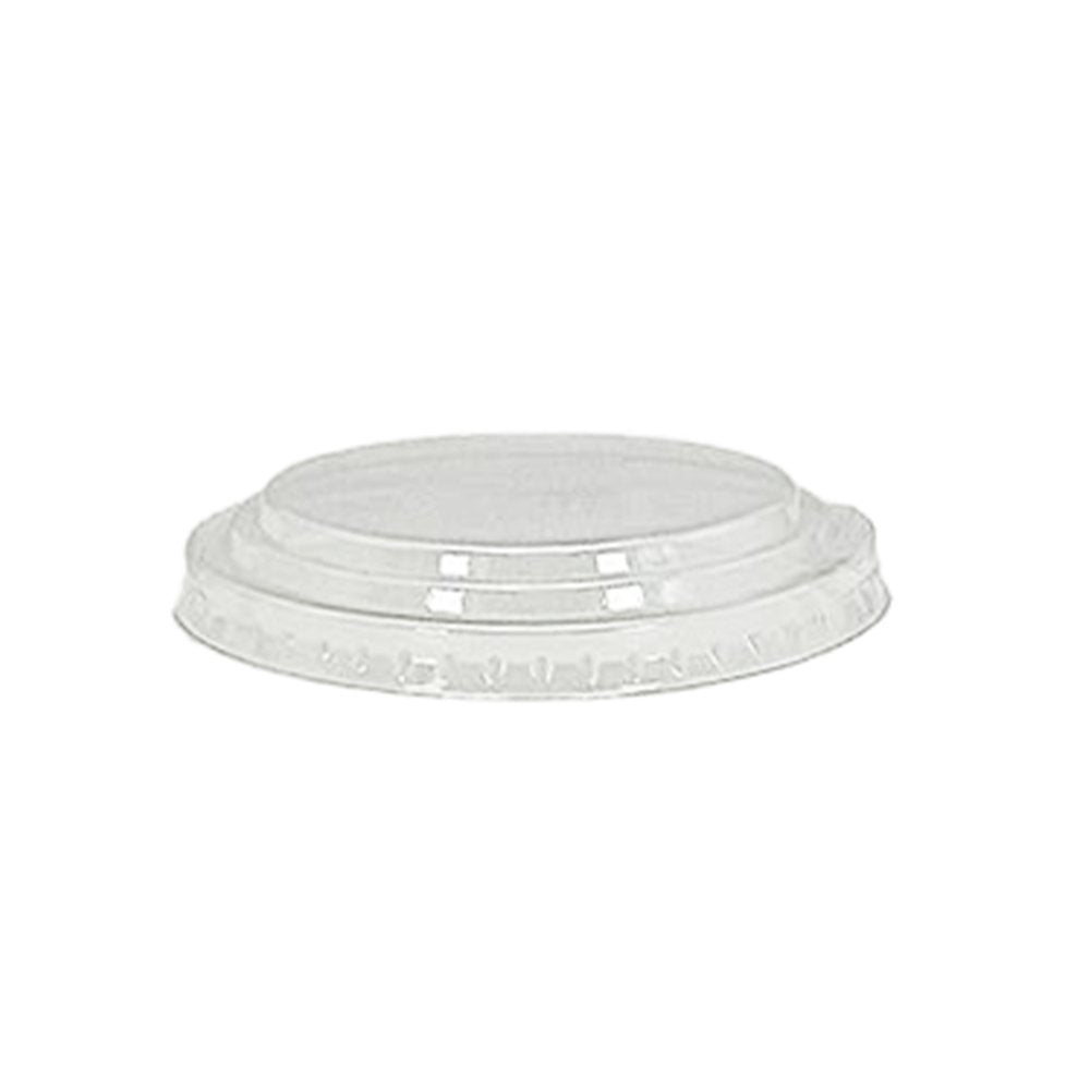 Clear PET Raised Flat Lid To Suit 5oz White Ice Cream Cup - TEM IMPORTS™