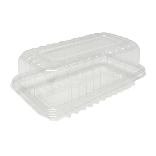 Clear Plastic Bar Cake Container with High Dome Lid – 300/Carton - TEM IMPORTS™