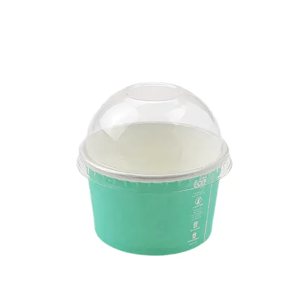 Dome Lid For 5oz Pastel Ice Cream Cups - TEM IMPORTS™