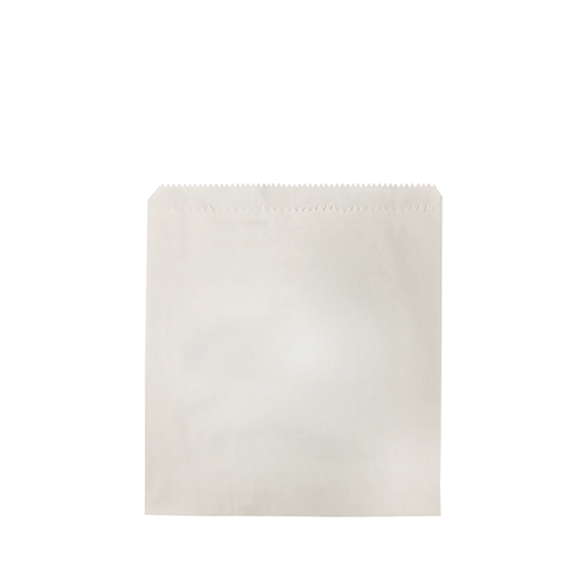 1 Square White GPL Paper Bag - Pack of 500