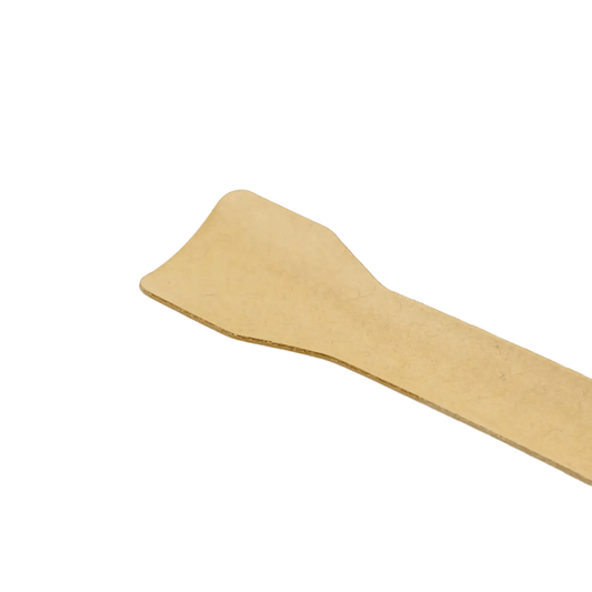 Eco-friendly Paper Gelato Spoon Brown PHA Coating - 1000/CTN - TEM IMPORTS™