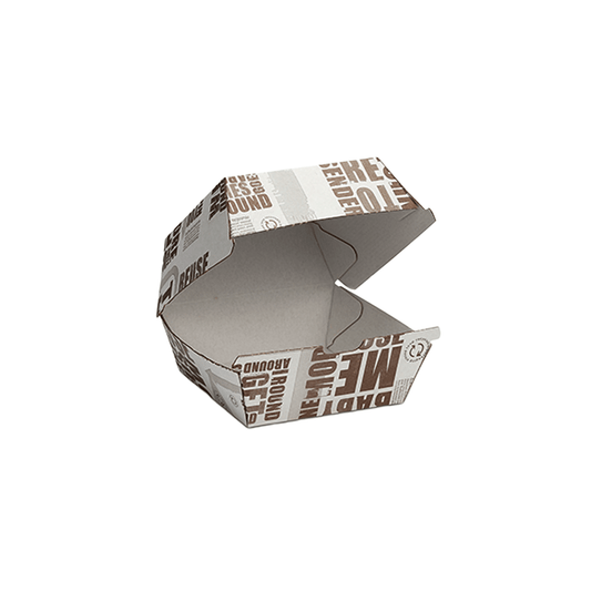 Enviro Range Newspaper Print Design Burger Clamshell - 250/CTN - TEM IMPORTS™
