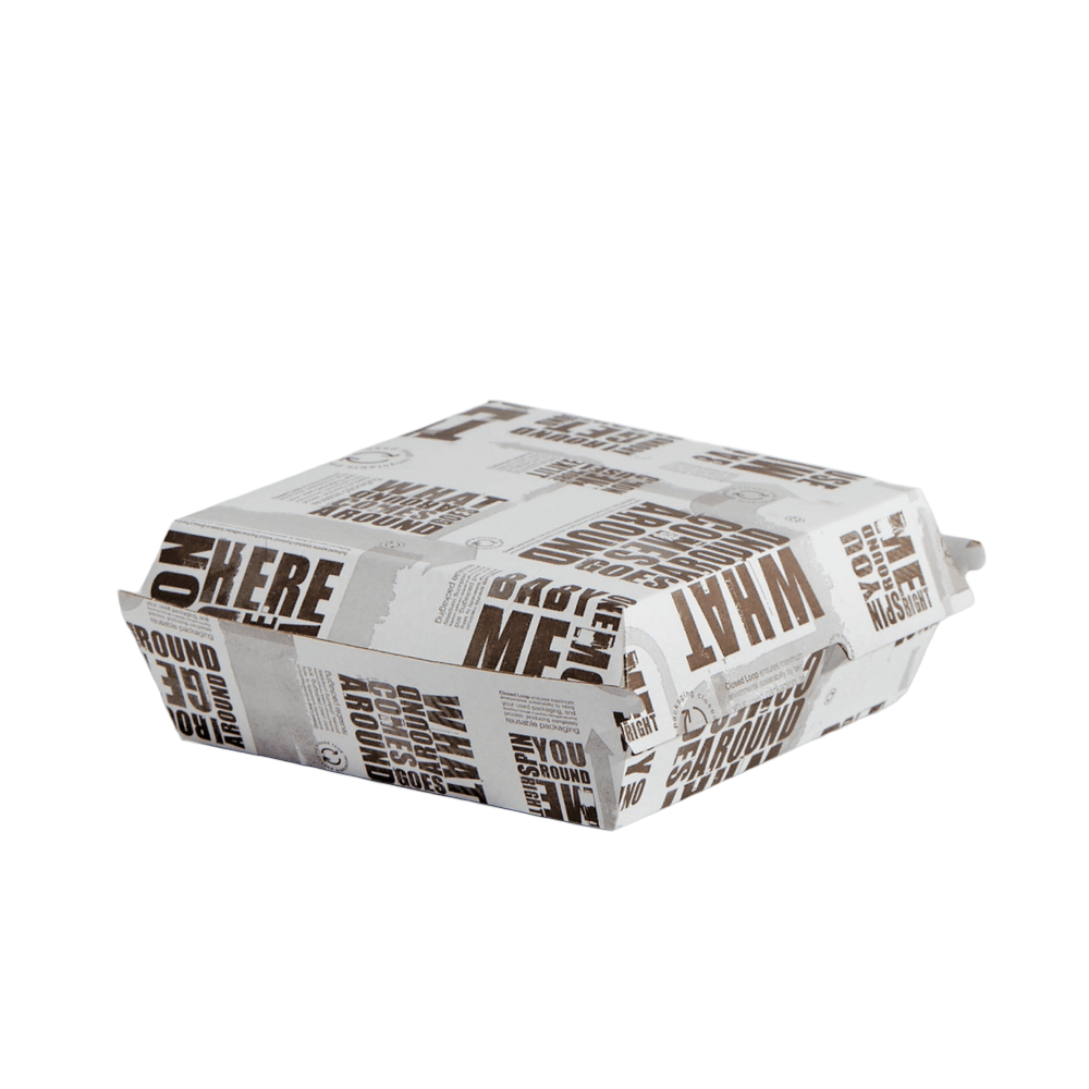 Enviro Range Newspaper Print Design Dinner Box - 150/CTN - TEM IMPORTS™
