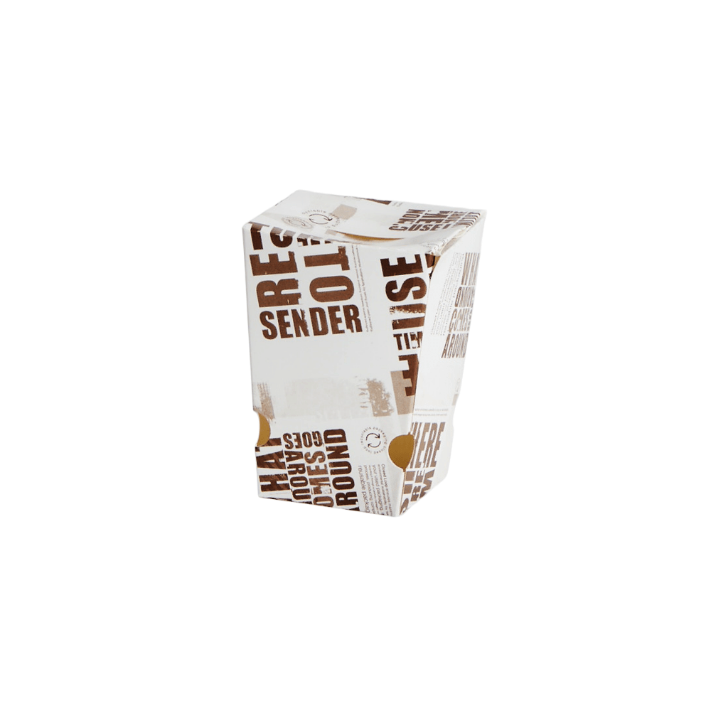 Enviro Range Newspaper Print Design Large Chip Carton - 500/CTN - TEM IMPORTS™