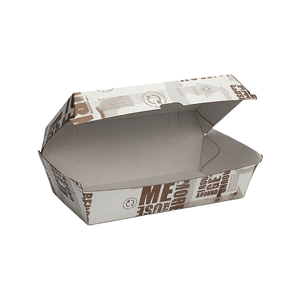 Enviro Range Newspaper Print Design Large Snack Box - 200/CTN - TEM IMPORTS™