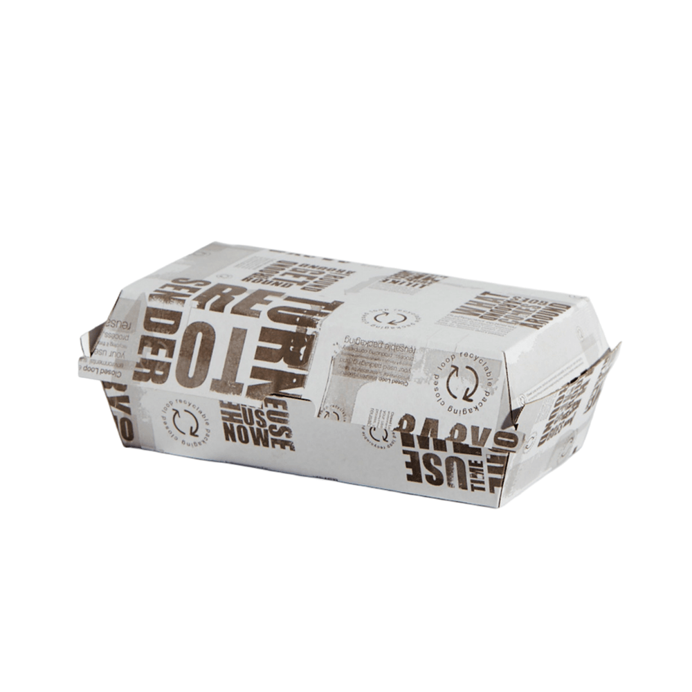Enviro Range Newspaper Print Design Large Snack Box - 200/CTN - TEM IMPORTS™