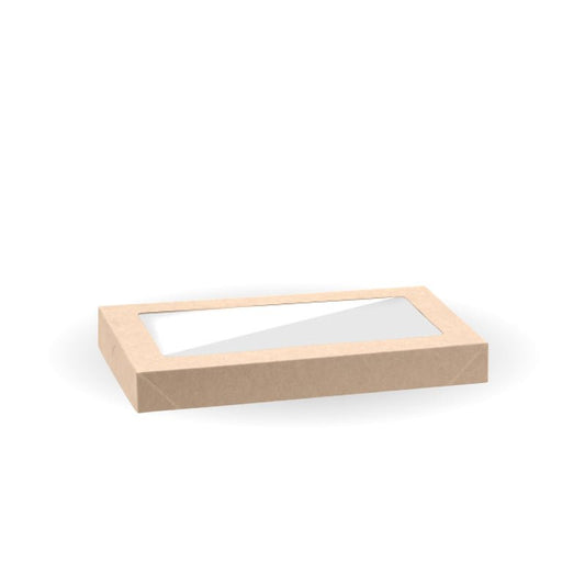 Extra Small BioBoard Catering Tray Window Lid - 100pcs/Ctn - TEM IMPORTS™