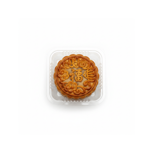 Food-Grade Plastic Mooncake Trays Matt Clear - 80x80 - TEM IMPORTS™