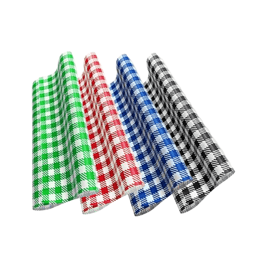 GP Gingham Food Wrapping Paper 300x190mm - 200/PK - TEM IMPORTS™