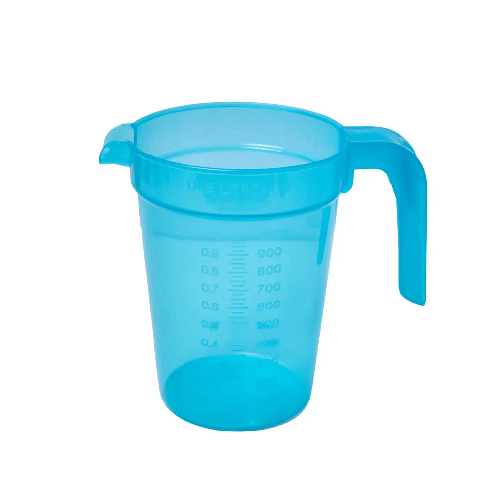 KH Healthcare Traditional Graduated Jug 1Lt Blue - TEM IMPORTS™