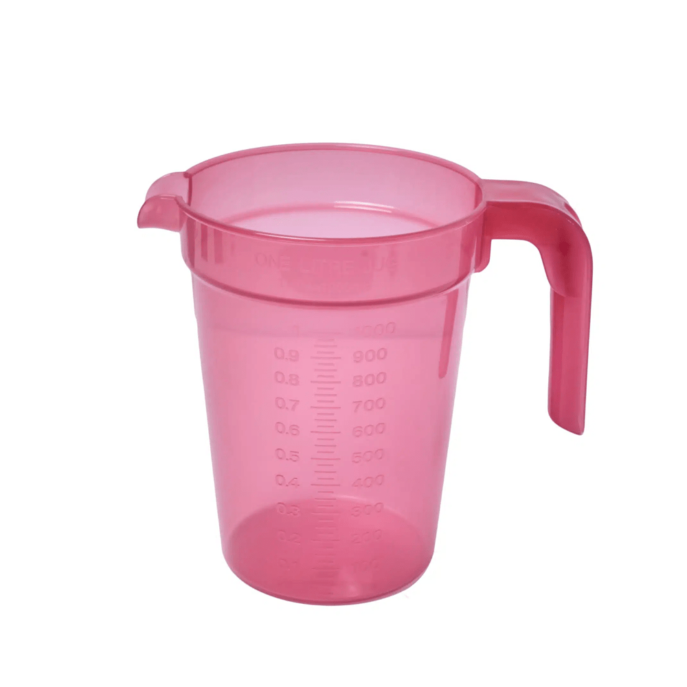 KH Healthcare Traditional Graduated Jug 1Lt Burgundy - TEM IMPORTS™