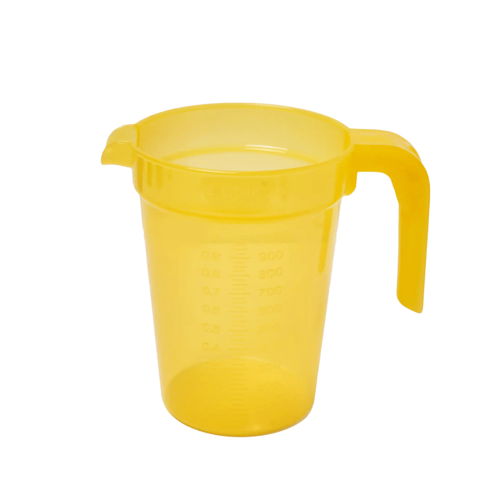 KH Healthcare Traditional Graduated Jug 1Lt Yellow - TEM IMPORTS™