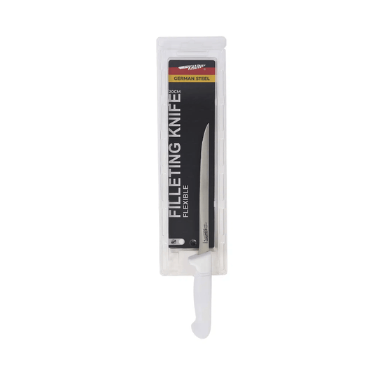 KH Kharve® Filleting Knife Flexible White 20cm - TEM IMPORTS™