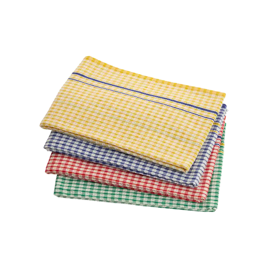 KH Megachef® Checked Teatowel 60cmx90cm - Mix Pack (Pack of 12) - TEM IMPORTS™