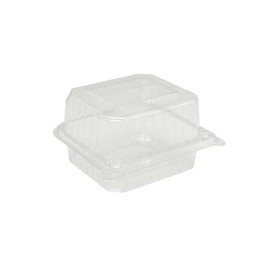 Large Burger Box Raised Hinged Lid - 300/CTN - TEM IMPORTS™