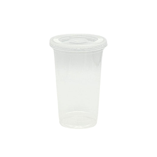 Large (D/95mm) PP Flat Lid X Slot Suit 340 - 620mL PP Cups - TEM IMPORTS™