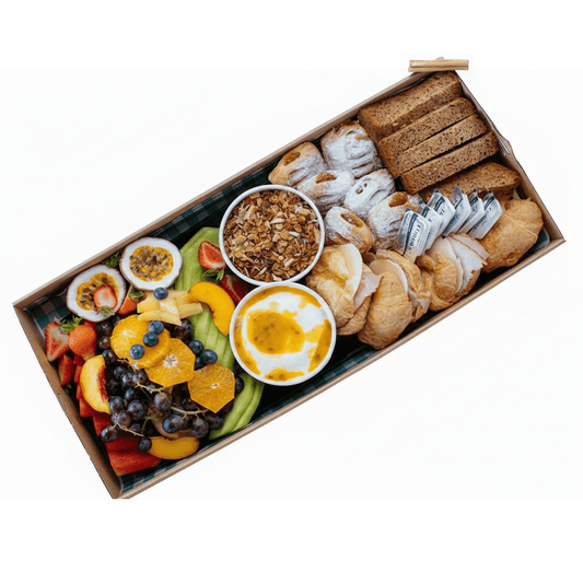 Large Kraft Corrugated Rectangle Catering Tray - 50/CTN - TEM IMPORTS™