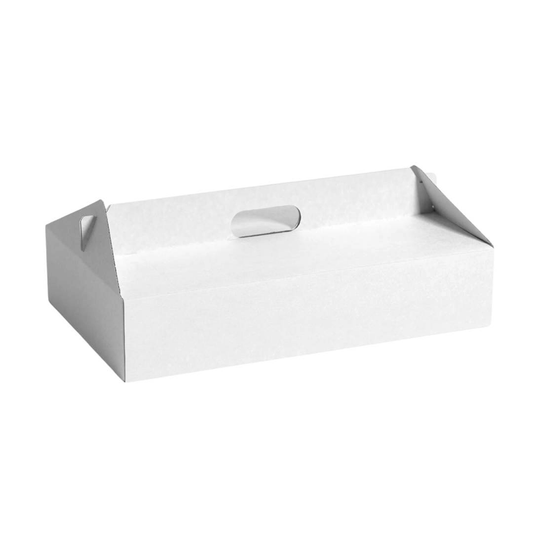 Large Premium Enviro Plain White Carry Tray Box - TEM IMPORTS™