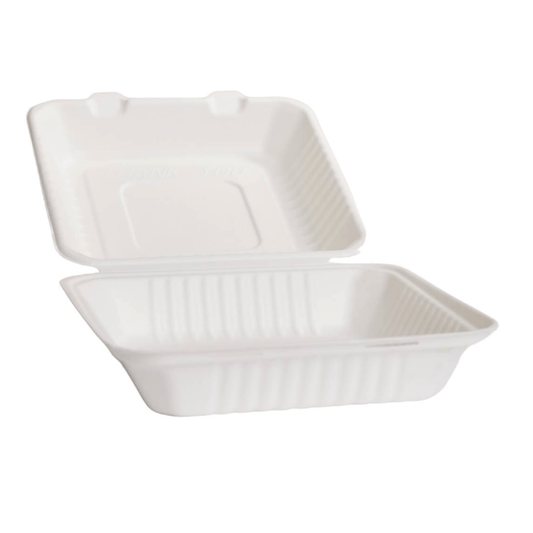 Large Sugarcane Dinner Box Food Clam - TEM IMPORTS™