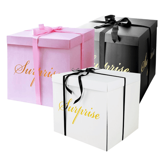 Large Surprise Gift Box with Ribbon - TEM IMPORTS™