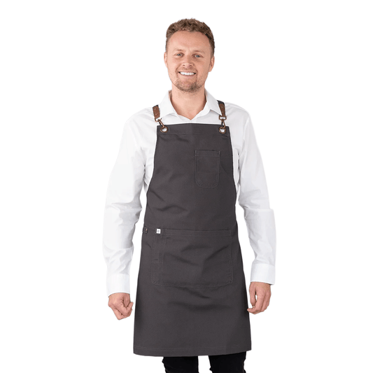 Luca Bib Apron - Slate Grey - TEM IMPORTS™