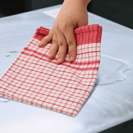 Megachef® Supa Soaker Teatowel 46cm x 76cm Red - Pack of 12 - TEM IMPORTS™