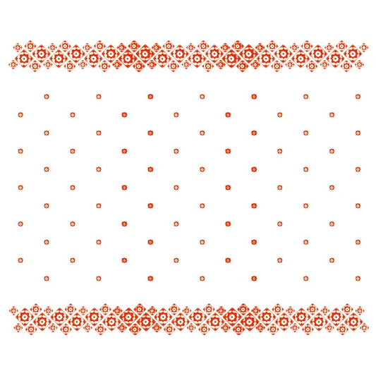 Parego® Table Cover / Tablecloths Roll 30 metres - Red Tile Pattern - TEM IMPORTS™