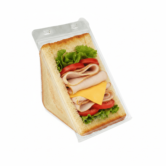 Plastic Gourmet Sandwich Wedges Extra Large - 400/CTN - TEM IMPORTS™