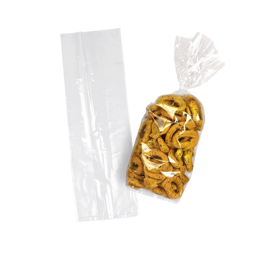 Polypropylene Gusseted Bag - 310mm x 100mm - Clear - TEM IMPORTS™
