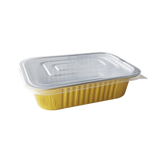PP Lid Suit Aluminium Gold & Silver Series 510mL - 1000/Ctn - TEM IMPORTS™