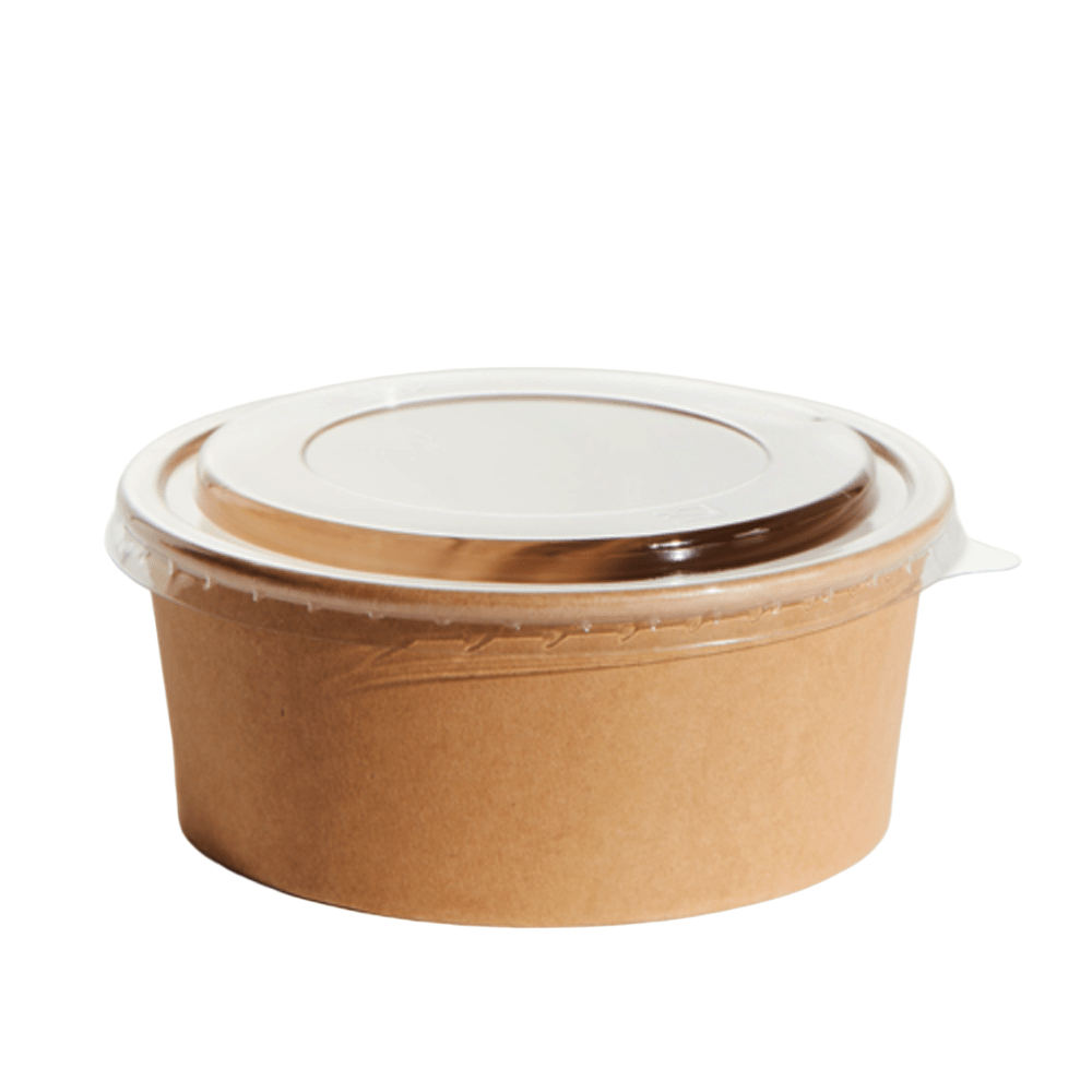 Raised Clear PET Lid For Salad Bowl 16/25/32oz - TEM IMPORTS™