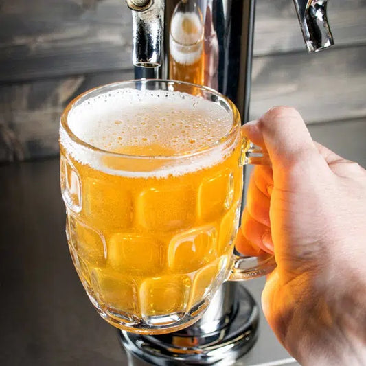 Sheffield® Dimple Beer Mug Glass - 570mL - TEM IMPORTS™