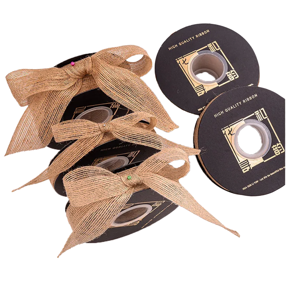 38mm Band Jute Hessian Burlap Ribbon - 50m - TEM IMPORTS™
