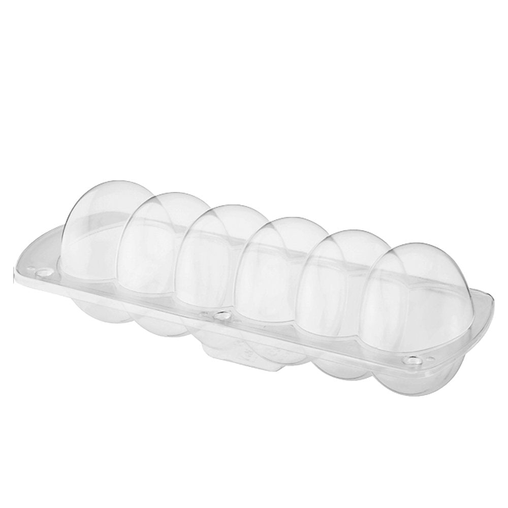 Six Spiral Standing Up Donut Hinged Lid Container - TEM IMPORTS™