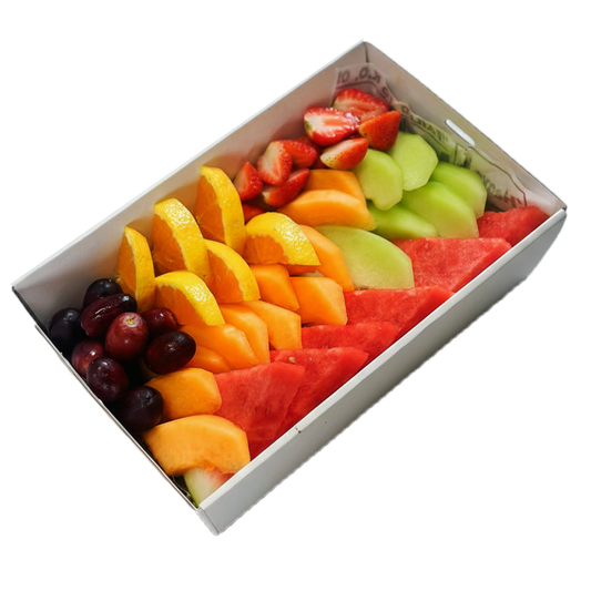Small White Corrugated Rectangle Catering Tray - 50/CTN - TEM IMPORTS™