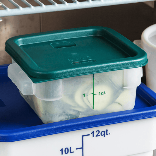 Square PP Storage Food Containers Translucent 1.9lt/2qt - TEM IMPORTS™