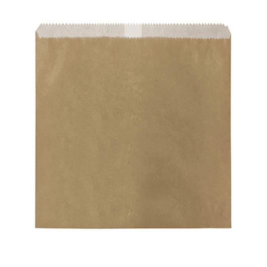 Square Sponge Brown Paper Bag - Pack of 500