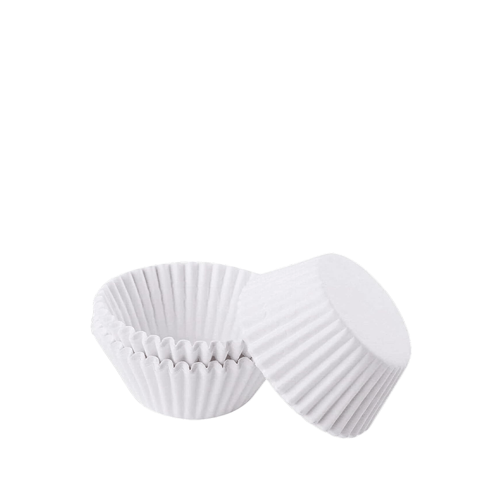 Standard White Cupcake Muffin Baking Liners - B40*H25mm - TEM IMPORTS™