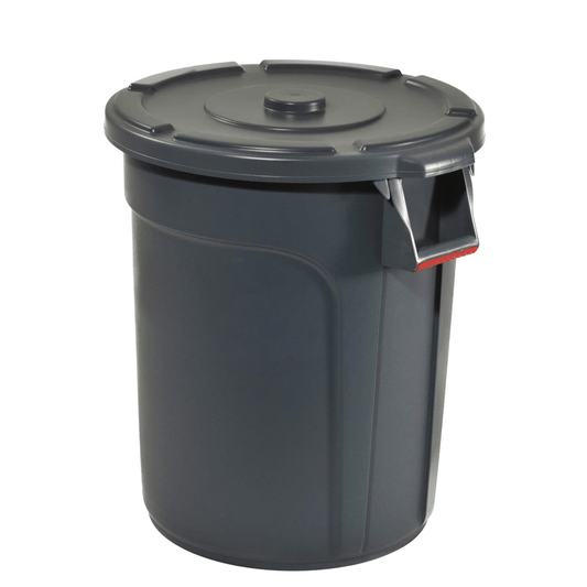 Trust® Commercial Round Lid Suit 121lt - Grey - TEM IMPORTS™