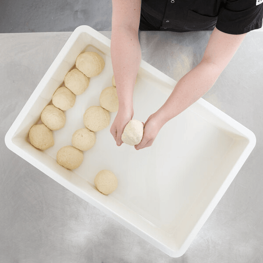White Plastic Dough Proofing Box - (H) 100mm - TEM IMPORTS™