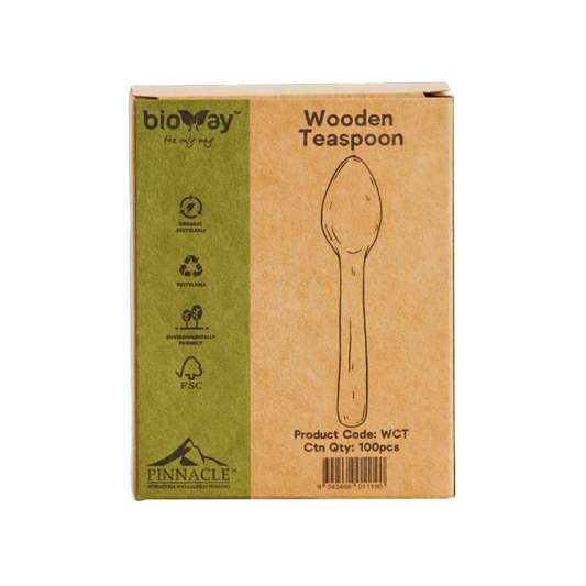 Wooden Tea Spoon - 10cm Length - TEM IMPORTS™