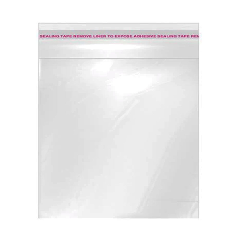 140x140mm Clear Self Adhesive Sealing Bag - Pk100 - TEM IMPORTS™