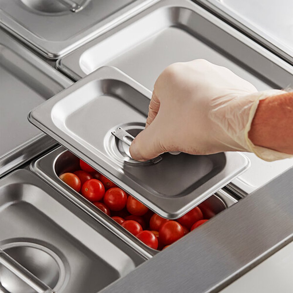 1/9 Size Stainless Steel Lid To Suit Gastronorm Food Pans - TEM IMPORTS™